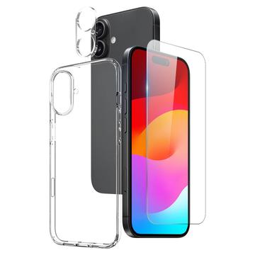 Set di protezione 3 in 1 per iPhone 17 Northjo - Trasparente