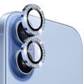 Set di protezioni per la fotocamera con strass per iPhone 17 Northjo - Blu