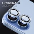 Set di protezioni per la fotocamera con strass per iPhone 17 Northjo - Blu