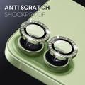 Set di protezioni per la fotocamera con strass per iPhone 17 Northjo - Verde