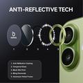 Set di protezioni per la fotocamera con strass per iPhone 17 Northjo - Verde