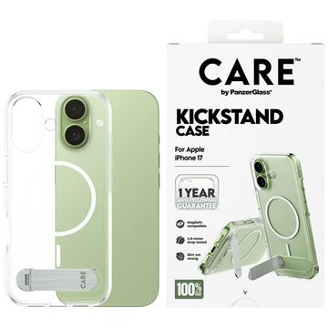 Custodia per iPhone 17 PanzerGlass Care Kickstand - Compatibile con MagSafe - Trasparente