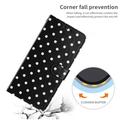 Custodia a portafoglio per iPhone 17 con motivo a pois - Nero