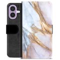 iPhone 17 Custodia Portafoglio - Marmo Elegante