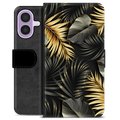 iPhone 17 Custodia Portafoglio - Foglie Dorate