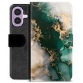 iPhone 17 Custodia Portafoglio - Marmo Giada