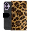 iPhone 17 Custodia Portafoglio - Leopardo