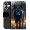 iPhone 17 Custodia Portafoglio - Lupo