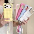 Custodia in silicone Cloud Puffer per iPhone 17 Pro/18 Pro - Viola scuro