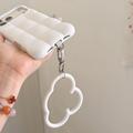 Custodia in silicone Cloud Puffer per iPhone 17 Pro/18 Pro - Bianca