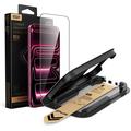 Protezione dello schermo in vetro temperato iPhone 17 Pro/18 Pro ESR UltraFit Armorite Pro - 9H, 0.3mm - Bordo nero
