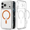 Custodia Spigen Ultra Hybrid MagSafe per iPhone 17 Pro/18 Pro - Arancione / Trasparente