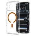 Custodia Spigen Ultra Hybrid MagSafe per iPhone 17 Pro/18 Pro - Arancione / Trasparente