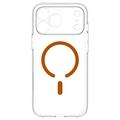 Custodia Spigen Ultra Hybrid MagSafe per iPhone 17 Pro/18 Pro - Arancione / Trasparente