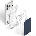 Custodia iPhone 17 Pro/18 Pro Spigen Ultra Hybrid T Mag - Blu opaco
