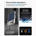 Custodia iPhone 17 Pro/18 Pro Spigen Ultra Hybrid T Mag - Blu opaco