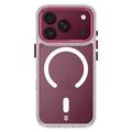 Custodia Tactical MagForce 2.0 per iPhone 17 Pro/18 Pro - Borgogna / Trasparente