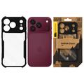 Custodia Tactical Quantum Stealth per iPhone 17 Pro/18 Pro con angoli rinforzati - trasparente / nera
