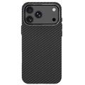 Custodia in plastica per iPhone 17 Pro/18 Pro Tech-Protect Ion Carbon - Compatibile con MagSafe - Nera / Argenta
