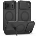 Custodia Tech-Protect Kevlar Aura per iPhone 17 Pro/18 Pro - Compatibile con MagSafe - Nera
