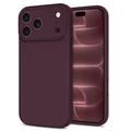 Custodia in silicone liquido iPhone 17 Pro/18 Pro Tech-Protect - Compatibile con MagSafe - Borgogna