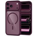 Custodia Tech-Protect MagOne MagSafe CC per iPhone 17 Pro/18 Pro con 2 protezioni per lo schermo Glass+ - Ciliegia scuro / Trasparente