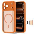 Custodia Tech-Protect MagPeak MagSafe CC per iPhone 17 Pro/18 Pro - Arancione cosmico opaco