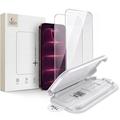 Confezione da 2 protezioni per schermo in vetro temperato Tech-Protect OneTouch Set+ per iPhone 17 Pro/18 Pro - Trasparente