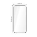 Protezione dello schermo in vetro temperato iPhone 17 Pro/18 Pro Tech-Protect Quick Set+ 2-Pack - Trasparente