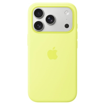 Custodia in Silicone per iPhone 17 Pro Apple con MagSafe MGFF4ZM/A - Giallo neon