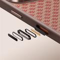 Custodia MagSafe in fibra aramidica intrecciata iPhone 17 Pro Benks Y3 - Arancione