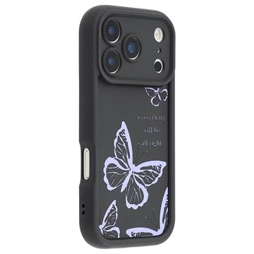 Custodia in TPU con stampa a farfalla per iPhone 17 Pro