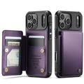 Custodia per iPhone 17 Pro/18 Pro Caseme C22 Portafoglio RFID - Viola