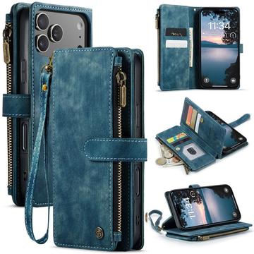 Custodia a Portafoglio Multifunzionale Caseme C30 per iPhone 17 Pro - Blu