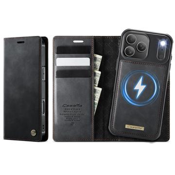 Custodia a portafoglio staccabile 2 in 1 iPhone 17 Pro Caseme C49 - Compatibile con MagSafe, RFID - Nera
