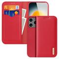 Custodia in Pelle a Portafoglio Dux Ducis Hivo per iPhone 17 Pro