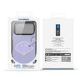 Custodia iPhone 17 Pro Dux Ducis Luvy con anello per le dita e cinturino per la mano - Viola / Conchiglia