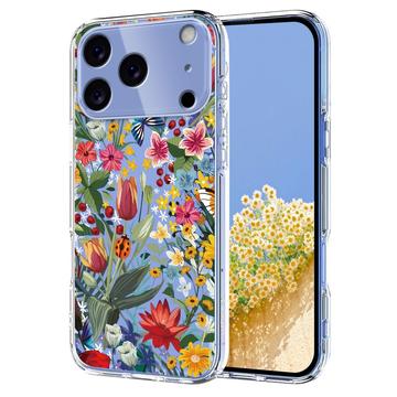 Custodia in TPU con motivo floreale per iPhone 17 Pro - Gigli
