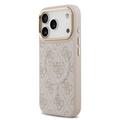 Custodia iPhone 17 Pro Guess 4G Gold Frame - Compatibile con MagSafe - Rosa