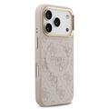 Custodia iPhone 17 Pro Guess 4G Gold Frame - Compatibile con MagSafe - Rosa