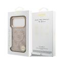 Custodia iPhone 17 Pro Guess 4G Gold Frame - Compatibile con MagSafe - Rosa