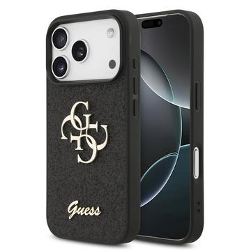 Custodia Guess Fixed Glitter 4G Metal Logo per iPhone 17 Pro