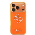 Custodia per iPhone 17 Pro Guess IML 4G Script Metal Logo - Arancione