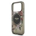 Custodia iPhone 17 Pro Guess IML Flowers con cinturino in perla
