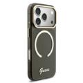 Custodia con cinturino iPhone 17 Pro Guess IML Glitter Script - Compatibile con MagSafe
