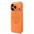 Custodia iPhone 17 Pro Guess Perforated 4G Logo - Compatibile con MagSafe - Arancione