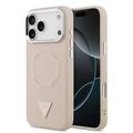 Custodia iPhone 17 Pro Guess Triangle Logo - MagSafe Compatible - Rosa