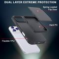 Custodia ibrida per iPhone 17 Pro con specchio nascosto e slot per schede