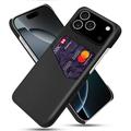 Custodia KSQ con Slot per Schede per iPhone 17 Pro - Nera