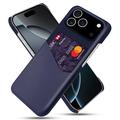 Custodia KSQ con Slot per Schede per iPhone 17 Pro - Blu